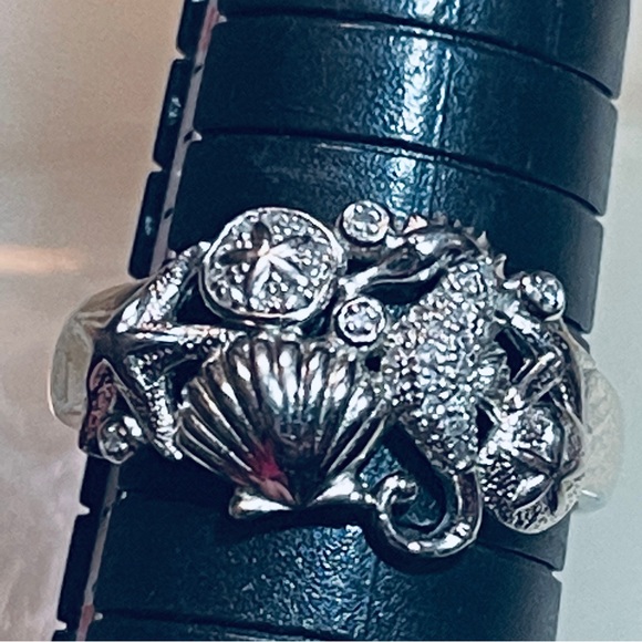 ⚓️Gorgeous 925 Sterling Silver Ross & Simons “Ocean” Ring! - Picture 6 of 16